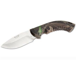 Buck 392CM Omni Hunter 12pt Camo Fixed Blade Knife Sports