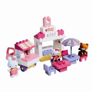ASSEMBLAGE CONSTRUCTION Le Kiosque A Glace Hello Kitty   43 pièces