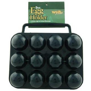 Egg Holder Hard Case with Handle (Holds a Dozen) Sports