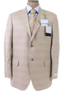 Geoffrey Beene Mens 2 Button Light Tan Wool Sport Coat