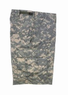 Army Digital Camo BDU Shorts   Large Clothing