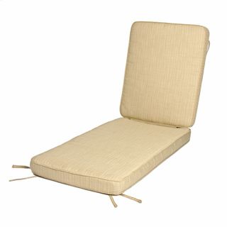 Deluxe Teak Hinged Chaise Cushion with Sunbrella Fabric