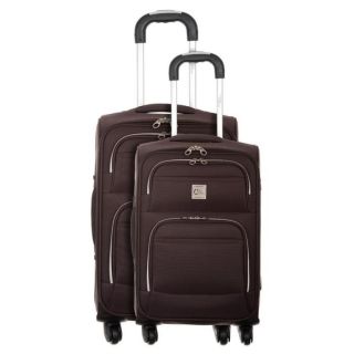 Ensemble de 2 valises luna marron   35x50x18 / 40x60x21cm   3/4kg   31