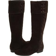 Enzo Angiolini Zebby Dark Brown Suede Boots