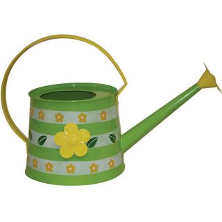 Hand painted 13 inch Metal Watering Cans (Set of 4)