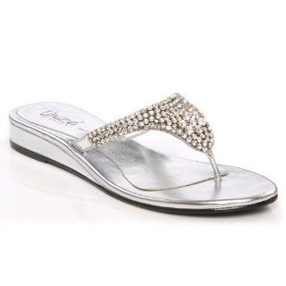 Shoes Silver Wedge Prom Shoes