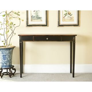 Lindy Dark Brown 1 drawer Console Table