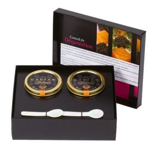 Coffret Caviar BELLORR   2 boites de Caviar dAquitaine Baerii 30g + 2