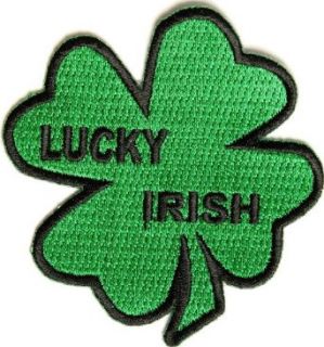 Embroidered Iron On Patch   Lucky Irish Pride Shamrock 3