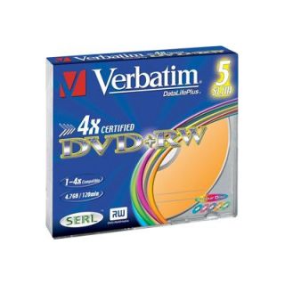 VERBATIM   5 x DVD RW   4.7 Go 4x   Achat / Vente CD   DVD   BLU RAY