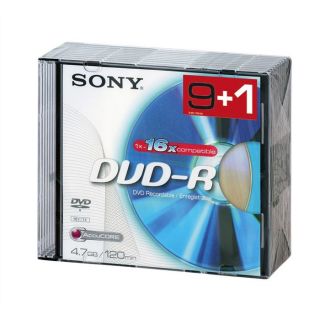 Sony DVD R 16x   Achat / Vente CD   DVD   BLU RAY VIERGE Sony Pack de