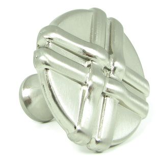 Stone Mill Manchester Satin Nickel Weave Cabinet Knob (Pack of 5