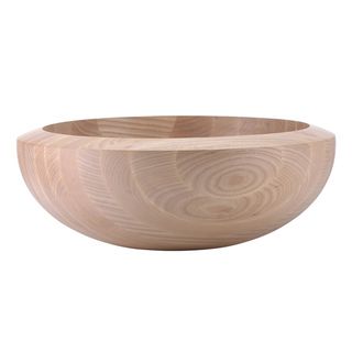 Dansk Torq White Wood Bowl
