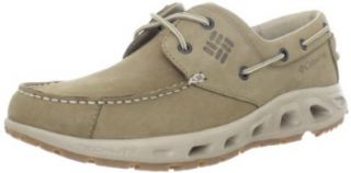 Columbia Mens Boatdrainer Leather PFG Boat Shoe Shoes