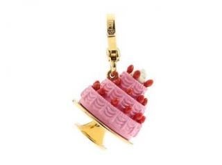Juicy Couture Tiered Pink Cake Gold Charm Clothing