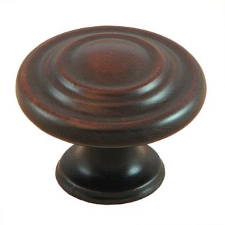 Stone Mill Oil Rubbed Bronze 3 ring Cabinet Knobs (Pack of 25