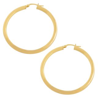 Fremada 14k Yellow Gold 35 mm Polished Tube Hoop Earrings Today $226