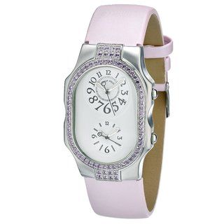 Philip Stein Womens Stainless Steel Dual time Watch