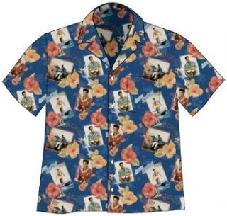 Elvis Presley Blue Hawaii Camp Hawaiian Shirt Clothing