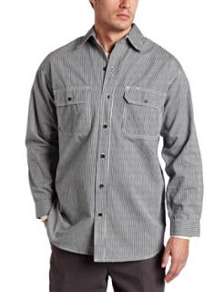 Key Industries Mens Big Tall Long Sleeve Button Front