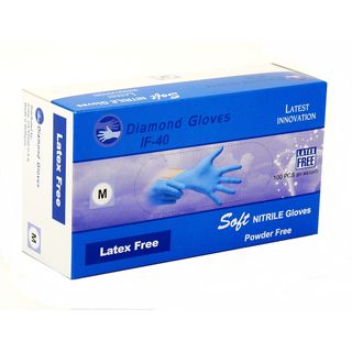 Diamond Blue Powder free Nitrile Gloves (Case of 1,000)