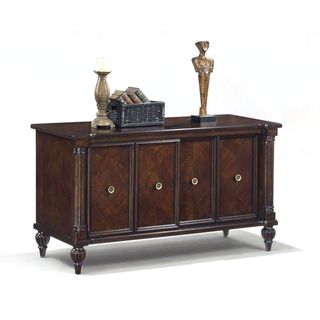 Town Center New England Cherry Finish Console Table