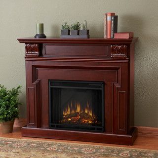 Real Flame Kristine Mahogany Electric Fireplace