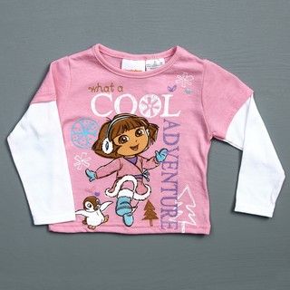 Nickelodeon Dora the Explora Toddler Girls Doubler T Shirt