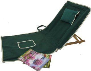 Solid Wood & Canvas Folding Beach Chair