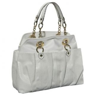 Via Spiga Pescara Leather Tote (White) Clothing