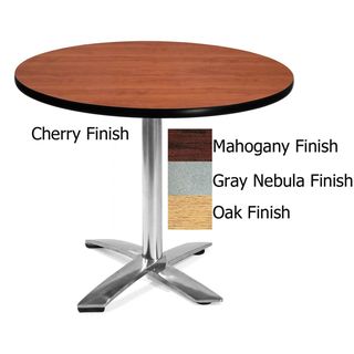 OFM 36 inch Round Table with Chrome Base