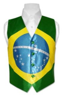Boys Brazilian Flag Dress Vest for Suit or Tuxedo