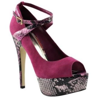 Bakers Womens Harlee Platform Pump Pink 5 Shoes