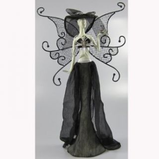 Butterfly Lady Jewelry Stand Black & White Dress Form