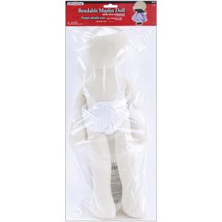 Bendable 18 inch Muslin Wire Armature Doll