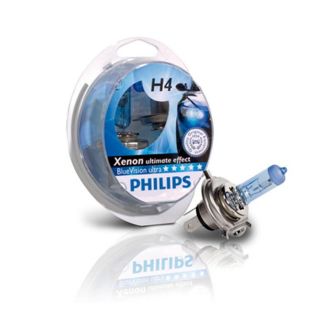 Ampoules Philips H4 BlueVision ultra 60/55W   Achat / Vente PHARES