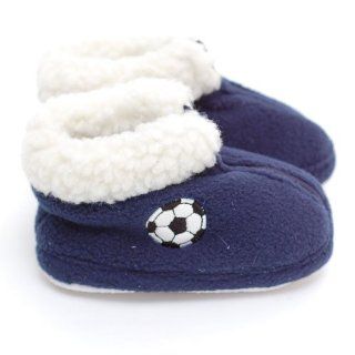 Easy Infant Boys Slippers Navy Soccer Booties Boy 3 Easy USA Shoes