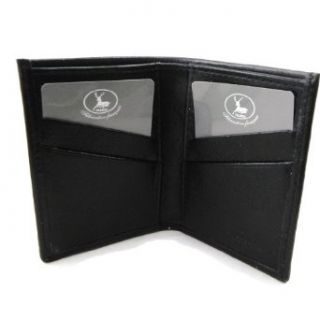 Leather card holder Frandi black (ecological york