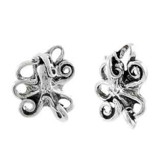 Tressa Sterling Silver Octopus Stud Earrings Today $12.79 4.7 (7