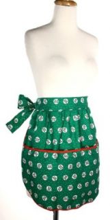 Hey Viv  50s Vintage Style Apron Holly Holiday   with