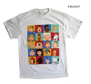 Family Guy Character Faces Cast Cartoon TV Show T Shirt