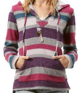 Roxy Womens Lime Ice Flannel Hoodie Sweater Jacket Pink