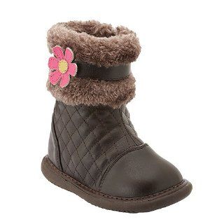 Little Girls Shoes Brown Fur Pansy Boots 3 12 Wee Squeak Shoes