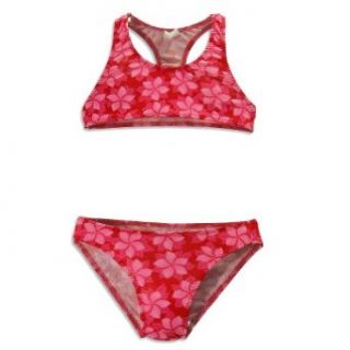 Tidepools Swimwear   Girls Two Piece Swimsuit, Red, Pink