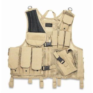 TAC Force Crossdraw Vest, Tan, Left Handed Sports
