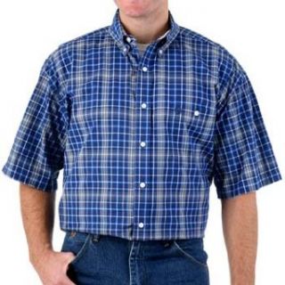 Wrangler George Strait Short Sleeve Plaid Western Shirt