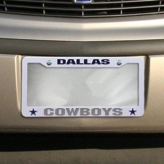 Dallas Cowboys Plastic Nfl License Plate Frame Tag Holder