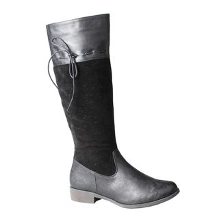 Refresh by Beston Womens Molly 02 Knee High Riding Boots