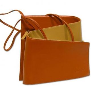 Cleo & Patek Zig Zag Small Handbag   Orange/Tan Clothing