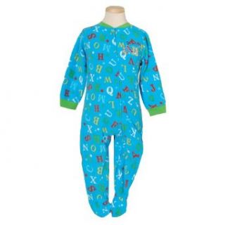 BT Kids Dr.Seuss Baby Boys Blue ABC 1pc Pajamas 12M No